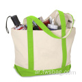 قابلة لإعادة الاستخدام Eco مخصص المطبوعة الكتان حقيبة حمل